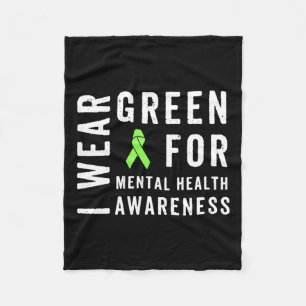 Draag Groen voor de bewustmaking van de geestelijk Fleece Deken