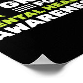 Draag Groen voor geestelijke gezondheid Poster (Hoek)