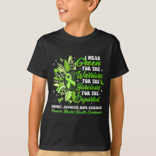 Draag groene krijgers overlevenden geestelijke gez t-shirt