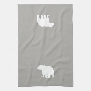 Draag Handdoek van de Keuken van het Silhouet de
