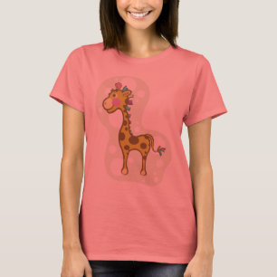 Draag het Karakter van de Giraffe T-shirt