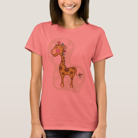 Draag het Karakter van de Giraffe T-shirt (Voorkant)
