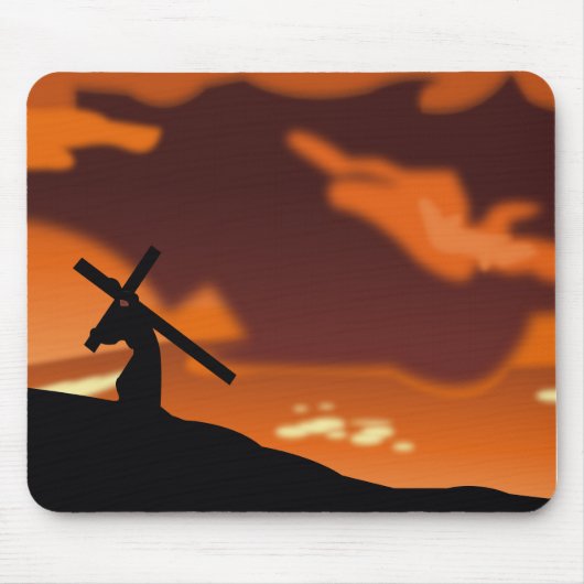 Draag het Kruis Muismat (Voorkant)