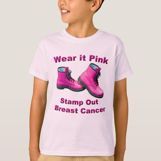 Draag het Roze Stamp Out Breast Cancer Sweatshirt (Voorkant)