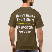 Draag het T-Shirt niet als u de pil niet kunt inne (Achterkant)