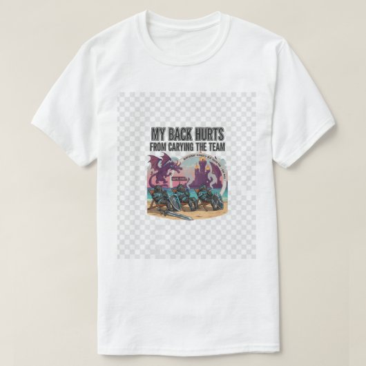 Draag het Team T-shirt (Design voorkant)
