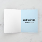 Draag Huggin "worden spoedig" goed Kaart voor Kind (Binnen)