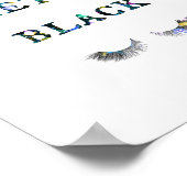 Draag iets zwarte poster (Hoek)