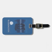 Draag in Maanlicht - zet St. Helens op, Bagagelabel (Voorkant horizontaal)