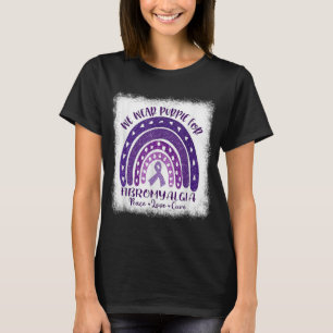 Draag in mei Paarse fibromyalgie bewustzijn Gnoom  T-shirt