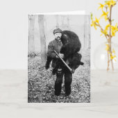 Draag jager, 1909 kaart (Gele Bloem)