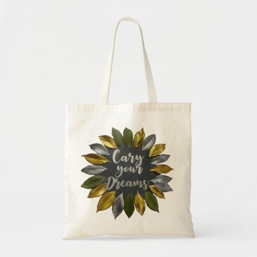 Draag je dromen tote bag (Voorkant)