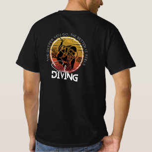 Draag je extreme hobby, Scuba Diving T-shirt
