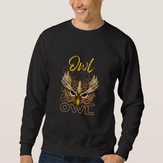 Draag je favoriete wilde dier, OWL Trui (Voorkant)