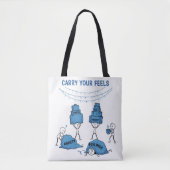 Draag je gevoel Canvas tas (Voorkant)