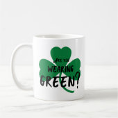 Draag je groen? Shamrock Mok (Links)