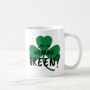 Draag je groen? Shamrock Mok