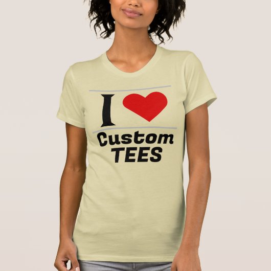 Draag je hart uit: aangepaste T - shirts speciaal (Voorkant)