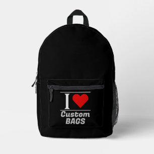 Draag je hart uit: Custom Bag speciaal voor jou ge Bedrukte Rugzak