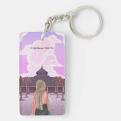 Draag je herinneringen overal mee naartoe sleutelhanger (achterkant)