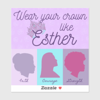 Draag Je Kroon Als Esther Sticker