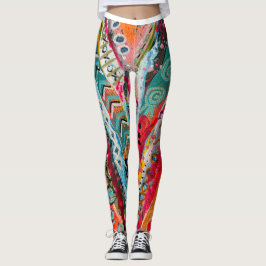 Draag je liefde leggings - Originele kunst - liefd