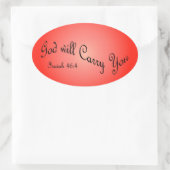 Draag je ovale sticker (Tas)