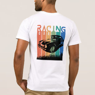 Draag je sport, auto Racing T-shirt