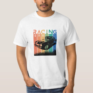 Draag je sport, auto Racing T-shirt