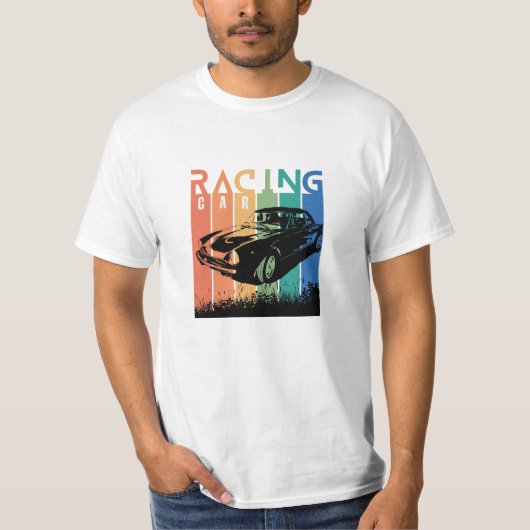 Draag je sport, auto Racing T-shirt (Voorkant)