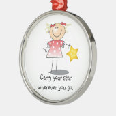 Draag je Star Empowerment Girl Ornament (Links)