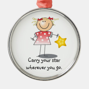 Draag je Star Empowerment Girl Ornament