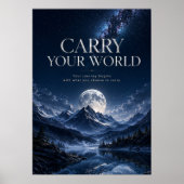 Draag Je Wereld Poster (Voorkant)