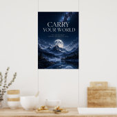 Draag Je Wereld Poster (Keuken)