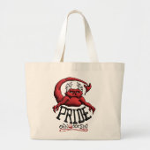 Draag je zonde trots grote tote bag (Voorkant)