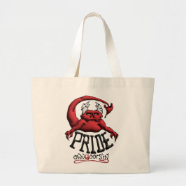 Draag je zonde trots grote tote bag