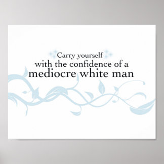 Draag jezelf met het vertrouwen... poster