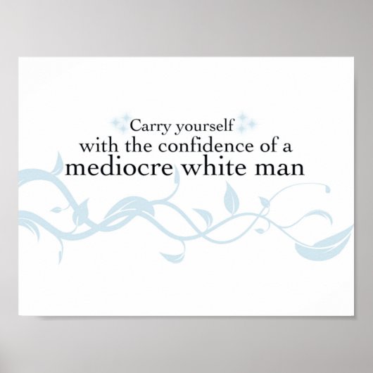 Draag jezelf met het vertrouwen... poster (Voorkant)