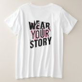 Draag jouw verhaal:  T-shirts (Design achterkant)