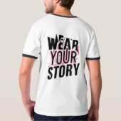 Draag jouw verhaal:  T-shirts (Achterkant)