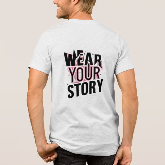 Draag jouw verhaal:  T-shirts (Achterkant)