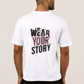 Draag jouw verhaal:  T-shirts (Achterkant)