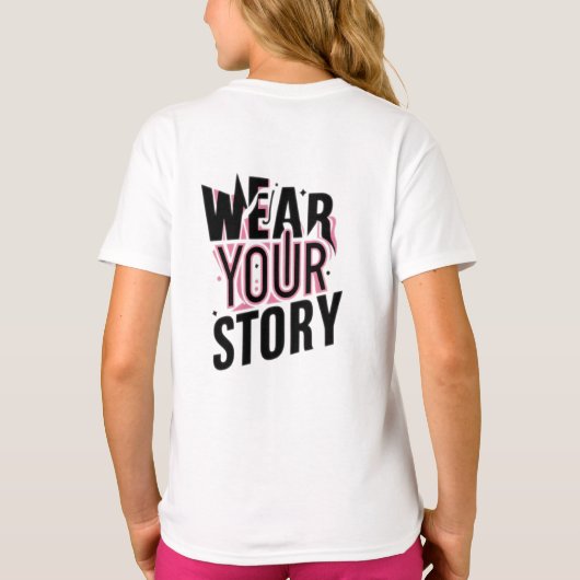 Draag jouw verhaal:  T-shirts (Achterkant)