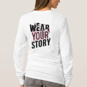 Draag jouw verhaal:  T-shirts (Achterkant)