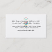 Draag kinderen visitekaartje (Achterkant)