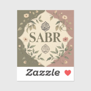 Draag kracht met je mee - deze Geduld stickers