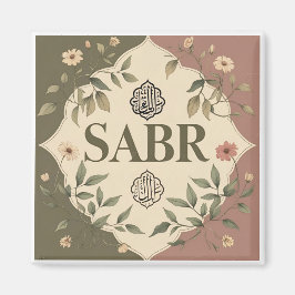 Draag kracht met je mee - deze Geduld stickers Magneet