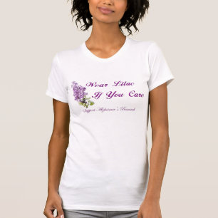 Draag Lila als je erom geeft. T-shirt