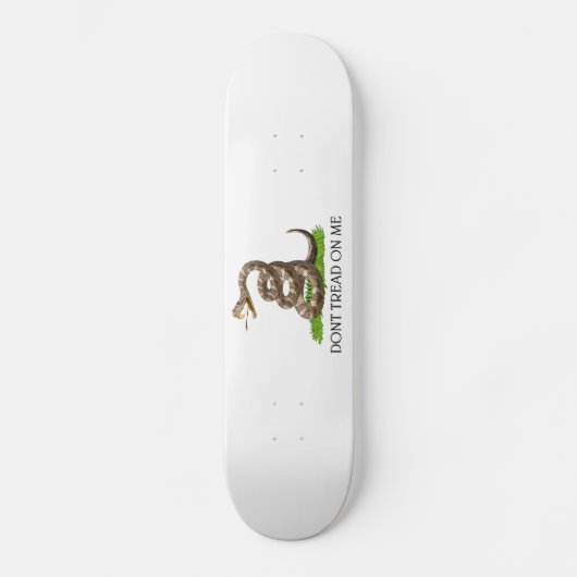 Draag me niet op de Amerikaanse Gadsden Revolution Skateboard (Voorkant)