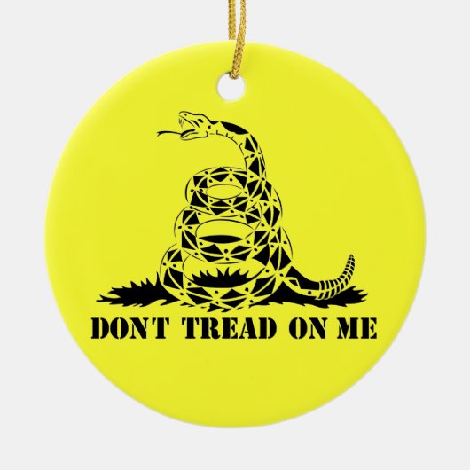 Draag me niet op het symbool van de vlag van Gadsd Keramisch Ornament (Voorkant)